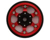 Image 2 for Treal Hobby Type D 1.0" Concave 6-Spoke Beadlock Wheels (Red) (4) (21.2g)