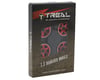 Image 6 for Treal Hobby Type D 1.0" Concave 6-Spoke Beadlock Wheels (Red) (4) (21.2g)