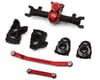 Image 1 for Treal Hobby Axial SCX24 Front End Upgrade Kit (Black/Red)