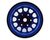Image 2 for Treal Hobby Type I 1.0" Classic 12-Spoke Beadlock Wheels (Blue) (4) (27.2g)