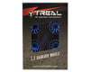 Image 5 for Treal Hobby Type I 1.0" Classic 12-Spoke Beadlock Wheels (Blue) (4) (27.2g)