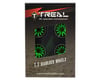 Image 5 for Treal Hobby Type I 1.0" Classic 12-Spoke Beadlock Wheels (Green) (4) (27.2g)