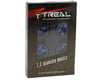 Image 4 for Treal Hobby Type B 1.0" 5-Spoke Beadlock Wheels (Black/Blue) (4) (22.4g)