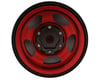 Image 2 for Treal Hobby Type B 1.0" 5-Spoke Beadlock Wheels (Black/Red) (4) (22.4g)