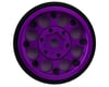 Image 2 for Treal Hobby 1.0" 8-Hole Beadlock Wheels (Purple) (4) (22g)
