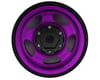 Image 2 for Treal Hobby Type B 1.0" 5-Spoke Beadlock Wheels (Black/Purple) (4) (22.4g)