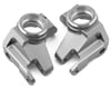 Image 1 for Treal Hobby SCX6 Aluminum Front Steering Knuckles (Silver) (2)