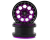 Image 1 for Treal Hobby Type B 2.9" 10-Hole Honeycomb Beadlock Wheels (Purple) (2) (237g)