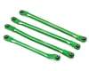 Image 1 for Treal Hobby SCX6 Aluminum Upper Links Set (Green) (Std Length) (4)