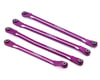 Image 1 for Treal Hobby SCX6 Aluminum Upper Links Set (Purple) (Std Length) (4)