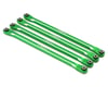 Image 1 for Treal Hobby SCX6 Aluminum Lower Links Set (Green) (Std Length) (4)