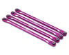 Image 1 for Treal Hobby SCX6 Aluminum Lower Links Set (Purple) (Std Length) (4)