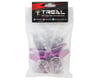 Image 3 for Treal Hobby SCX6 Aluminum Front Steering Knuckles (Purple) (2)
