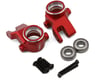 Image 1 for Treal Hobby Aluminum Steering Knuckles for Traxxas Sledge (Red) (2)