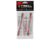 Image 2 for Treal Hobby Aluminum Front Steering Links for Traxxas Sledge (Red) (2)