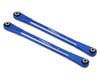 Image 1 for Treal Hobby Aluminum Front Suspension Camber Links for Traxxas Sledge (Blue) (2)
