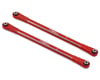 Image 1 for Treal Hobby Aluminum Rear Suspension Camber Links for Traxxas Sledge (Red) (2)
