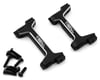 Image 1 for Treal Hobby TRX-4M Aluminum Front & Rear Bumper Mounts (Black) (2)