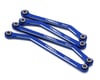 Image 1 for Treal Hobby TRX-4M Aluminum High Clearance Lower Suspension Links (Blue) (4)