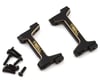 Image 1 for Treal Hobby TRX-4M Brass Front & Rear Bumper Mounts (Black) (2) (9.1g)