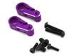 Image 1 for Treal Hobby TRX-4M Aluminum Clamping Servo Horns (Purple) (2) (25T)