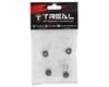 Image 2 for Treal Hobby Traxxas TRX-4 Brass Hex Adapters (Black) (4) (+5mm)