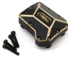 Image 1 for Treal Hobby Traxxas TRX-4 Brass Differential Cover (Black) (70g)