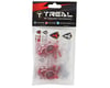 Image 2 for Treal Hobby Traxxas TRX-4 Aluminum Steering Knuckles Portal Covers (Red) (2)