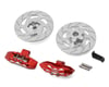 Image 1 for Treal Hobby Aluminum Disc Brake Hex Hub Set for Traxxas® UDR® (Red) (2)