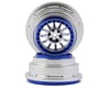 Image 1 for Treal Hobby Type A Aluminum Beadlock Wheels for Traxxas® UDR® (Silver/Blue) (2)