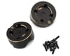 Image 1 for Treal Hobby Axial UTB18 Brass Portal Covers (Black) (2)