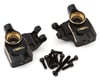 Image 1 for Treal Hobby Axial UTB18 Brass Front Steering Knuckles (Black)