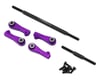 Image 1 for Treal Hobby Axial UTB18 Adjustable Steering Link Tie Rod Set (Purple)