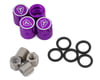 Image 1 for Treal Hobby 1.9" Scale 4mm Wheel Center Caps (Purple) (4)