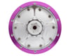 Image 2 for Treal Hobby 2.6" Aluminum Beadlock Monster Truck Wheels (Silver/Purple) (2)
