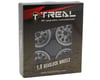 Image 3 for Treal Hobby Type F 1.9" 10-Hole Beadlock Wheels (Grey) (4)