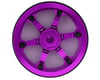 Image 2 for Treal Hobby Type 4P 1.9" 6-Spoke Beadlock Wheels (Purple) (4)