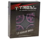 Image 3 for Treal Hobby Type H 1.9" 6-Spoke Beadlock Wheels (Purple) (4)