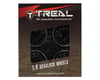 Image 3 for Treal Hobby Type I 1.9" Vintage 12-Hole Beadlock Wheels (Black) (4)