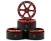 Image 1 for Treal Hobby Type 4P 1.9" 6-Spoke Beadlock Wheels (Red) (4)