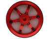 Image 2 for Treal Hobby Type 4P 1.9" 6-Spoke Beadlock Wheels (Red) (4)