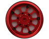 Image 2 for Treal Hobby Type V2 1.9" Beadlock Wheels (Red/Silver) (4)