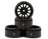 Image 1 for Treal Hobby Type D 1.9" 12-Spoke Beadlock Wheels (Black) (4)