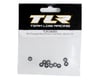Image 2 for Team Losi Racing 3mm Flanged Aluminum Locknuts (10) (Black)