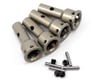 Image 1 for Team Losi Racing Aluminum Front/Rear CV Driveshaft Axle Set (4)