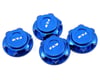 Image 1 for Team Losi Racing Aluminum Covered 17mm Wheel Nuts (Blue) (4)