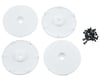 Image 1 for Team Losi Racing Wheel Disk w/Screws (4) (White)