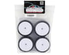 Image 3 for Team Powers Pre-Mounted Touring Car Rubber Tires w/12mm Hex (White) (4) (36SUV2)
