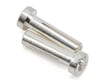Image 1 for TQ Wire 4mm Low Profile Male Bullet Connectors (Silver) (18mm) (2)