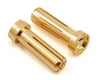 Image 1 for TQ Wire 5mm "Low Profile" Male Bullet Connector (Gold) (2)